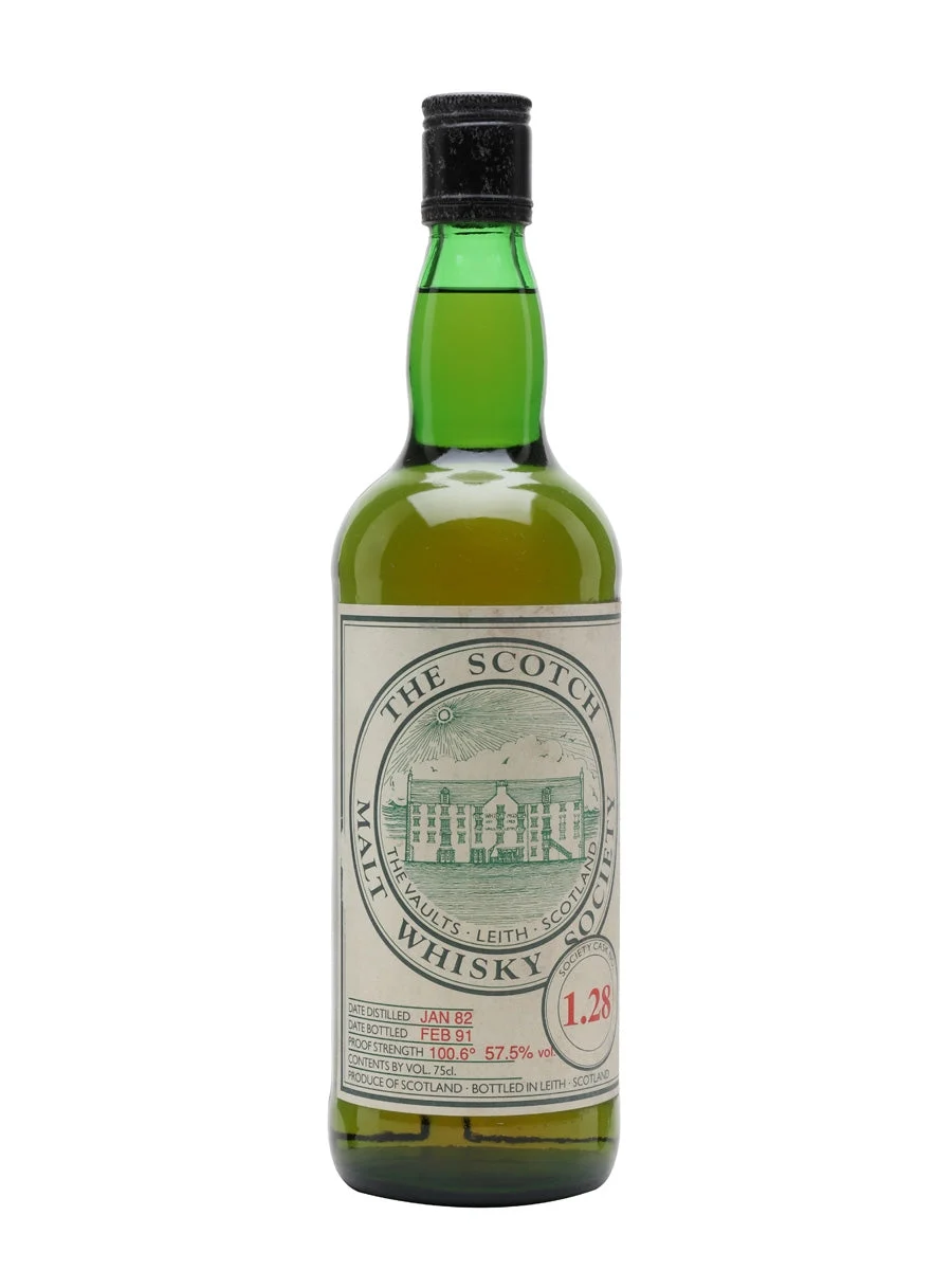 SMWS 1.28 (Glenfarclas) 1982 9 Year Old Speyside Single Malt Scotch Whisky - Whiskey