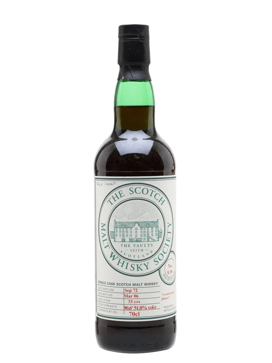 SMWS 9.39 (Glen Grant) 1972 33 Year Old Speyside Single Malt Scotch Whisky | 700ML - Whiskey
