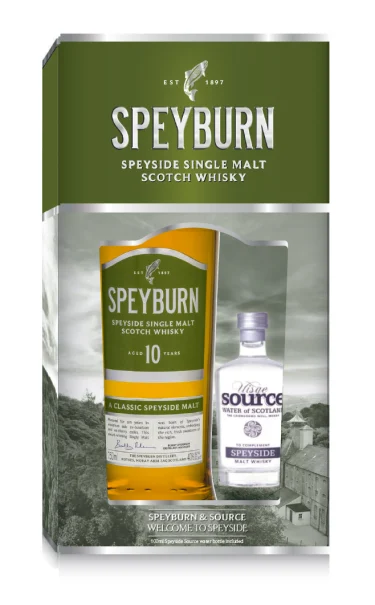 Speyburn 10 Year Single Malt Scotch Whisky With Source Water - Whiskey