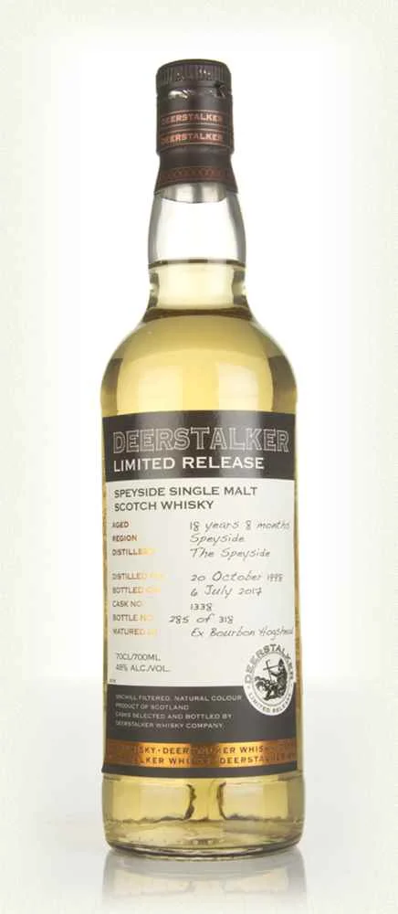 Speyside 18 Year Old 1998 (cask 1338) - Deerstalker Limited Release Single Malt Whiskey | 700ML