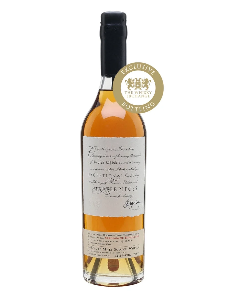 Springbank 1993 Sherry Cask Masterpieces Campbeltown Single Malt Scotch Whisky | 700ML - Whiskey