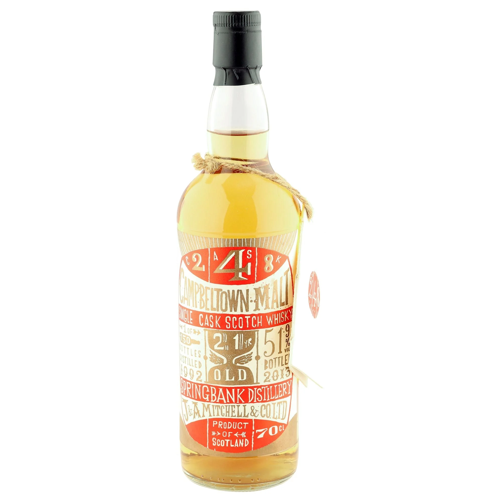 Springbank 1992 21 Year Old Cask 248 Single Cask Scotch Whisky | 700ML - Whiskey