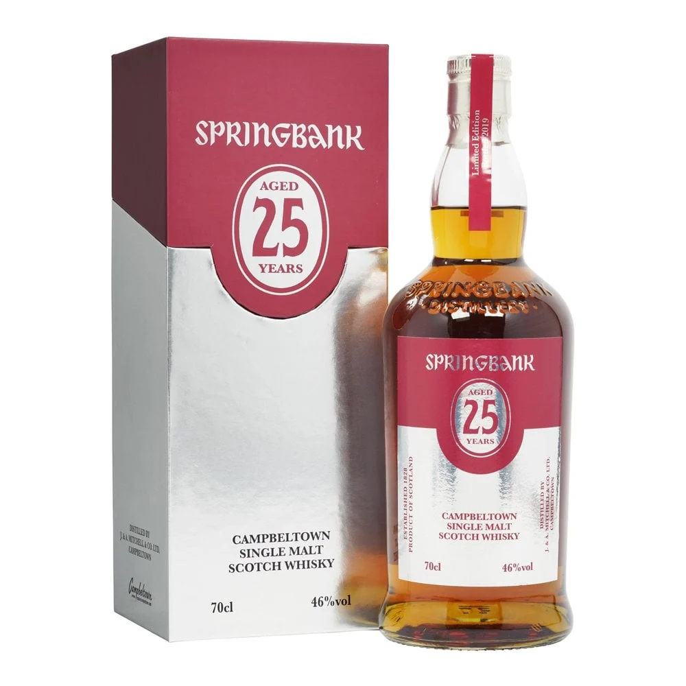 Springbank 25 Year Old Single Malt Scotch Whisky - Whiskey