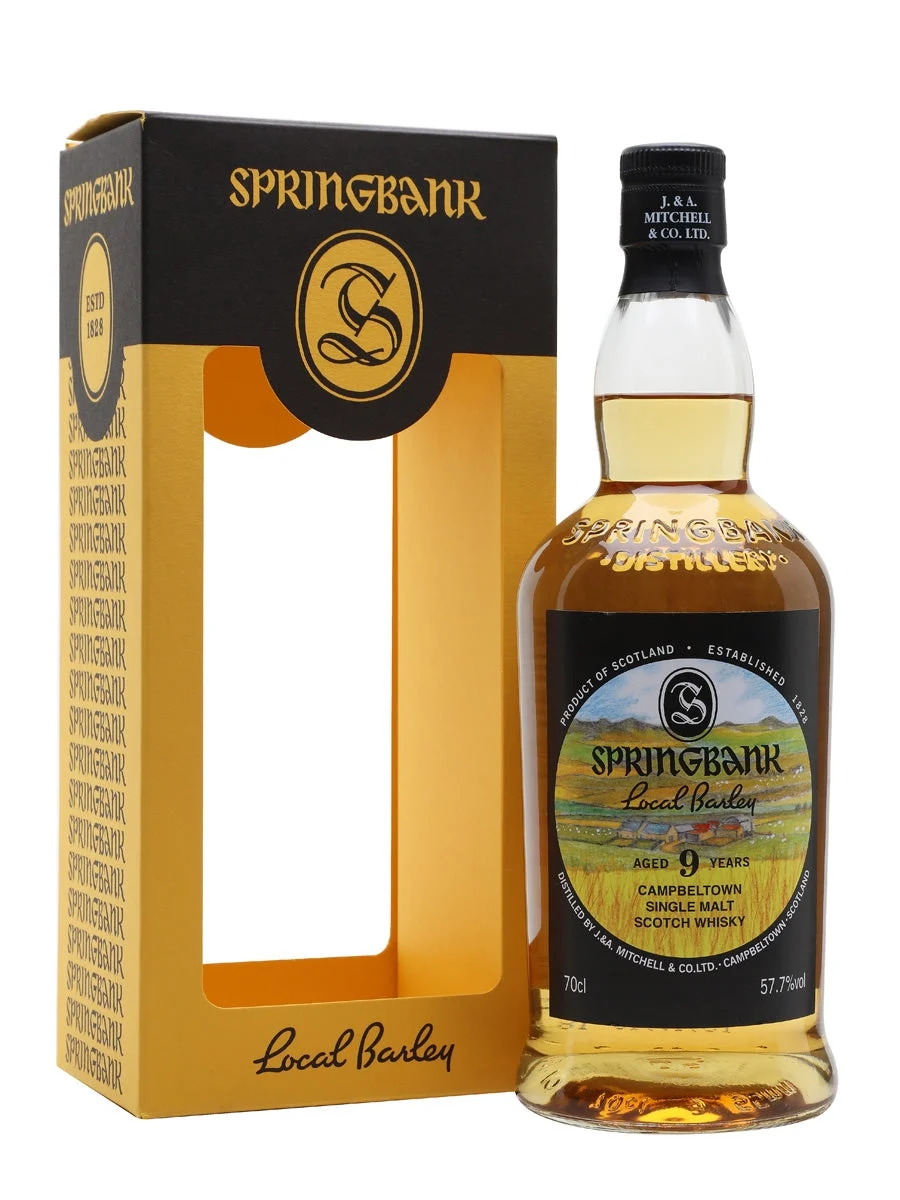 Springbank Local Barley 9 Year Old Single Malt Scotch Whisky - Whiskey
