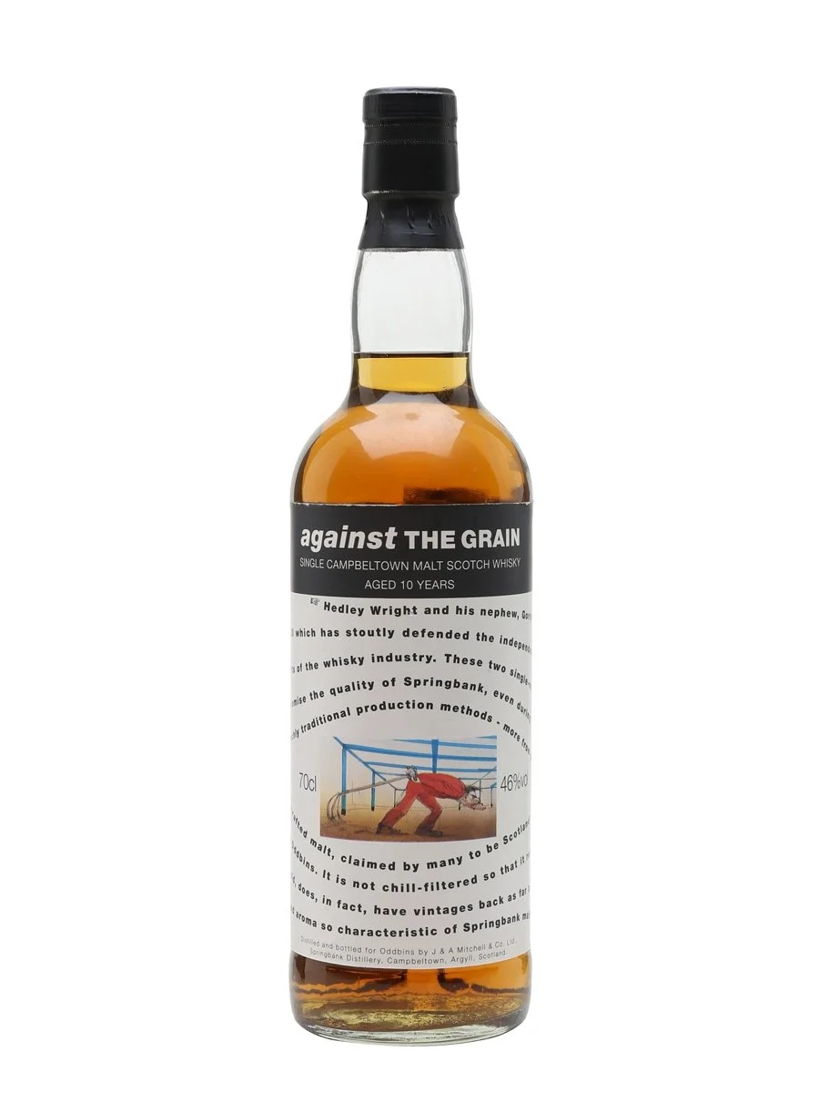 Springbank 10 Year Old Against The Grain Oddbins Campbeltown Single Malt Scotch Whisky | 700ML - Whiskey