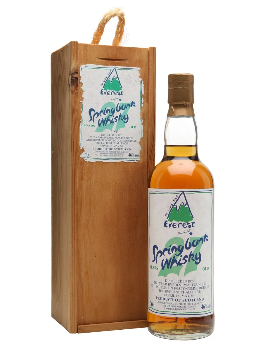 Springbank 1965 Bot.1993 Everest Campbel town Single Malt Scotch Whisky | 700ML - Whiskey