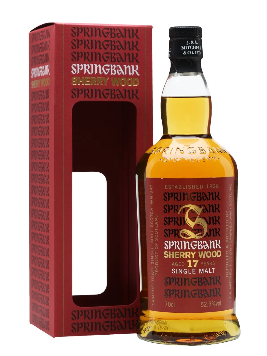 Springbank Sherry Wood 17 Year Old Single Malt Scotch Whisky - Whiskey