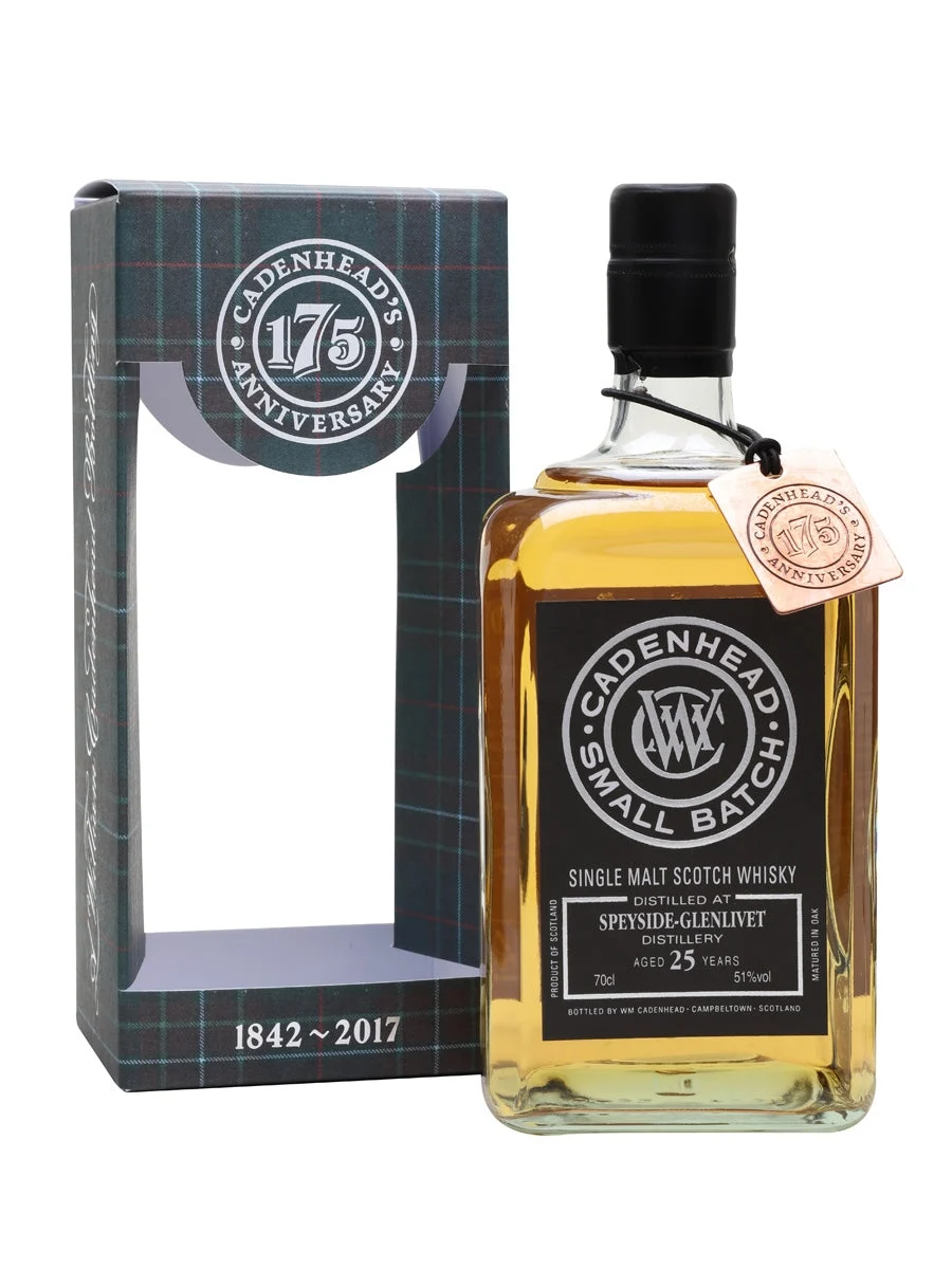 Speyside 1991 25 Year Old Cadenhead's Speyside Single Malt Scotch Whisky | 700ML - Whiskey