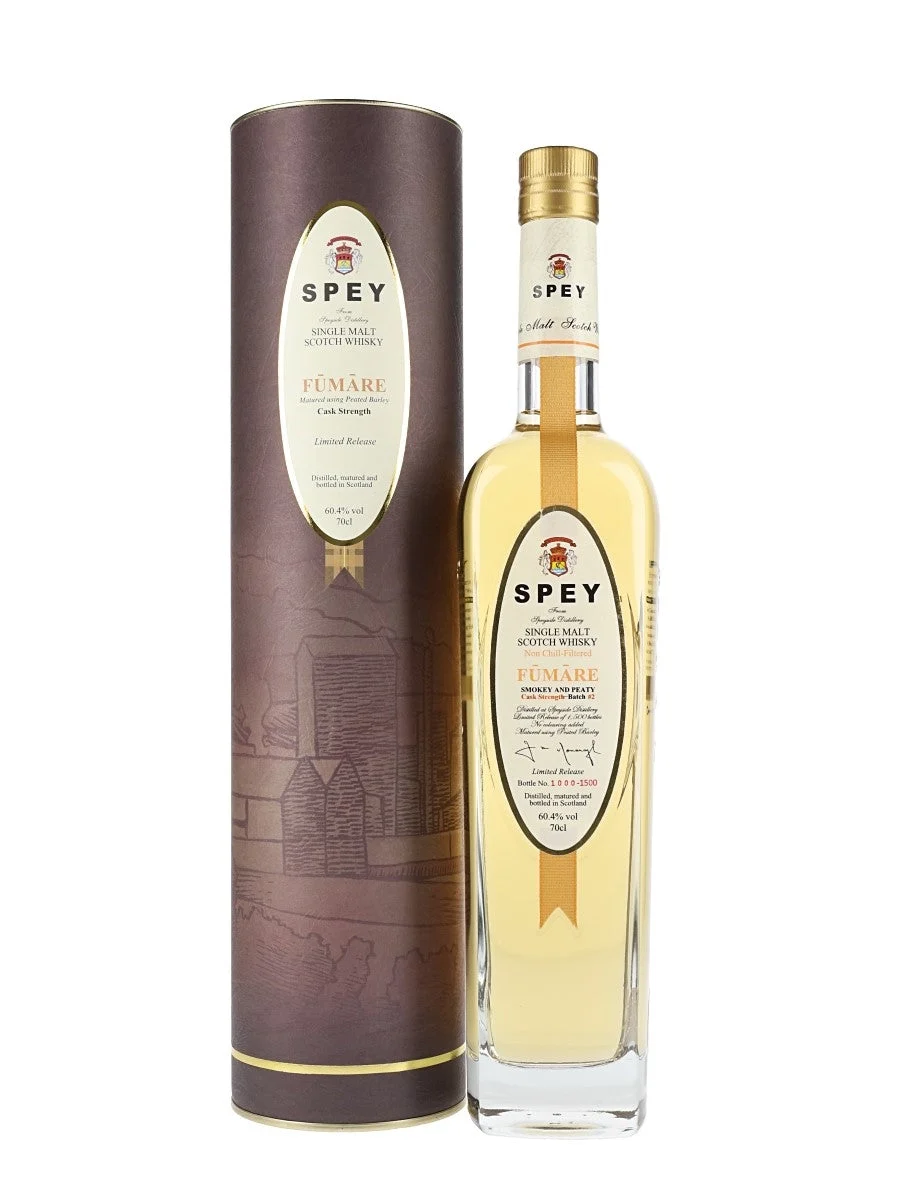 Spey Fumare Cask Strength Batch 2 Speyside Single Malt Scotch Whisky | 700ML - Whiskey
