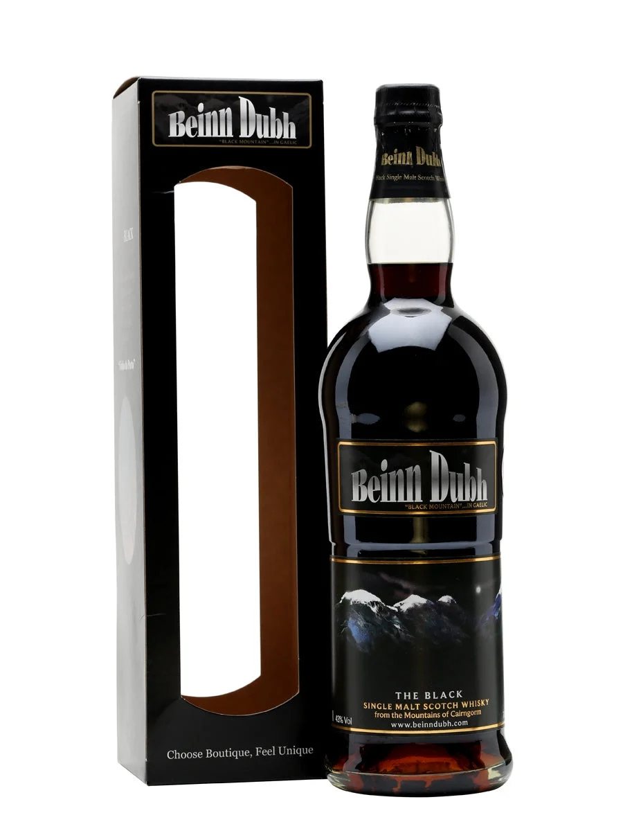 Beinn Dubh – The Black Speyside Speyside Single Malt Scotch Whisky | 700ML - Whiskey