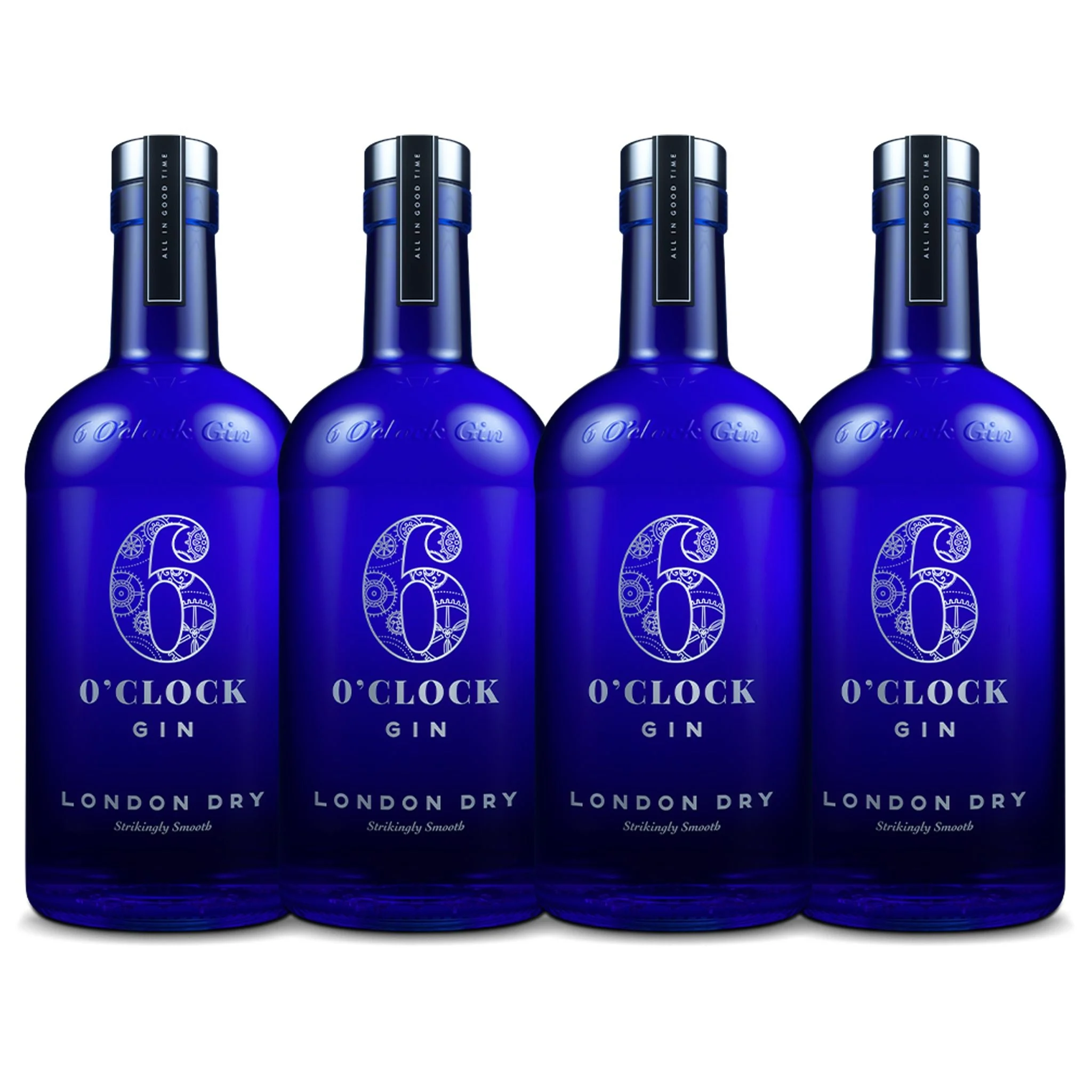 6 O'Clock London Dry Gin (4) Bottle Bundle