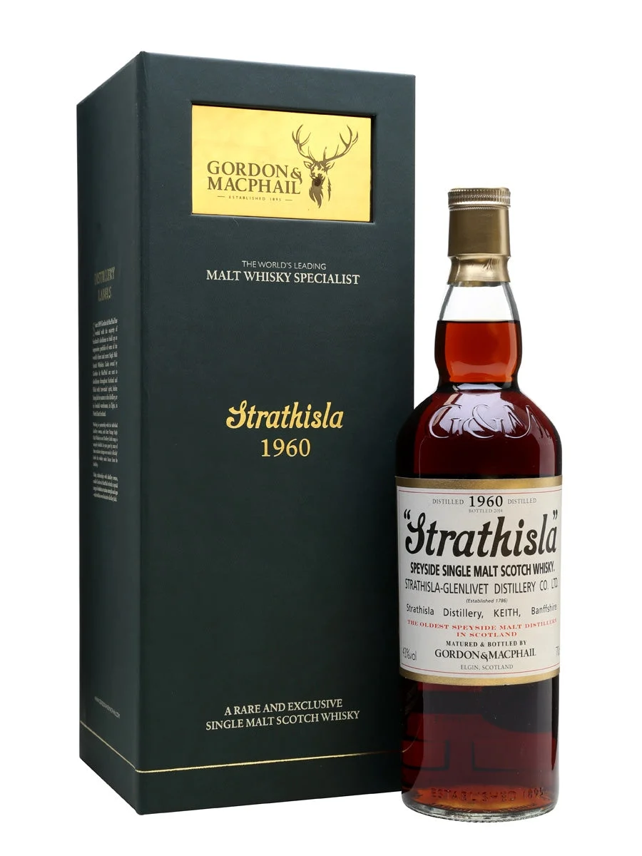 Strathisla 1960 53 Year Old Sherry Cask G&M Speyside Single Malt Scotch Whisky | 700ML - Whiskey