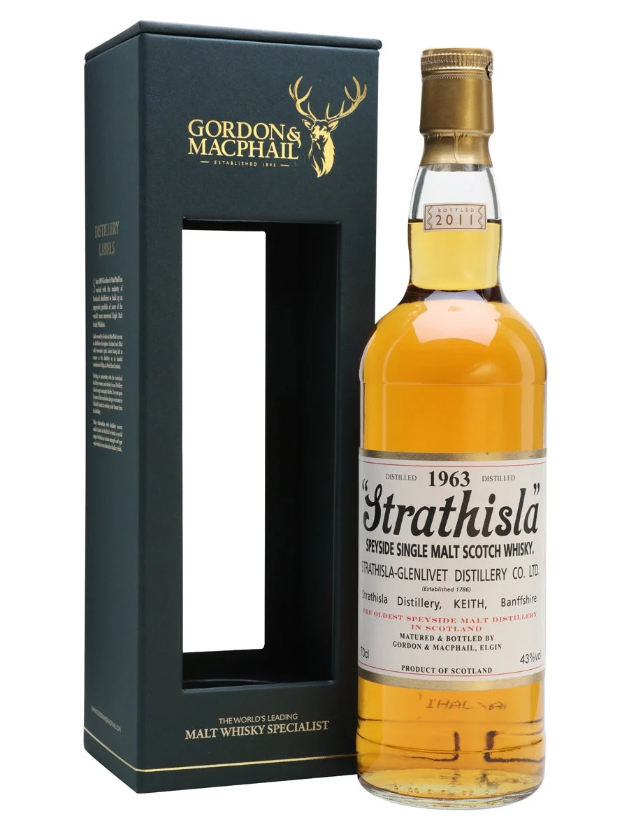 Strathisla 1963 48 Year Old Gordon & Macphail Speyside Single Malt Scotch Whisky | 700ML - Whiskey