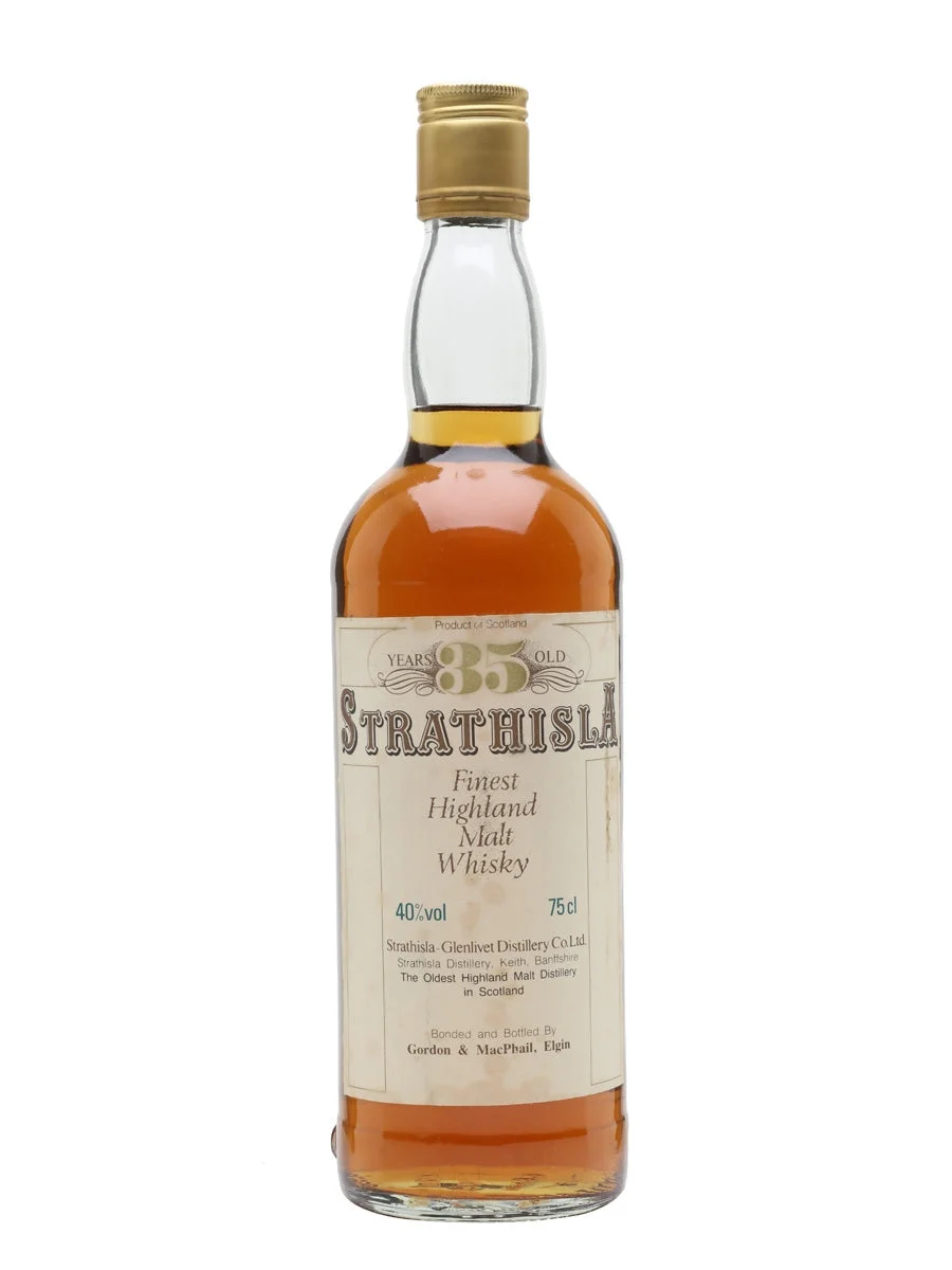 Strathisla 35 Year Old Bot.1980s Gordon & MacPhail Speyside Single Malt Scotch Whisky - Whiskey
