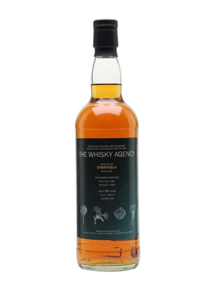Strathisla 1967 42 Year Old The Whisky Agency Speyside Single Malt Scotch Whisky | 700ML - Whiskey