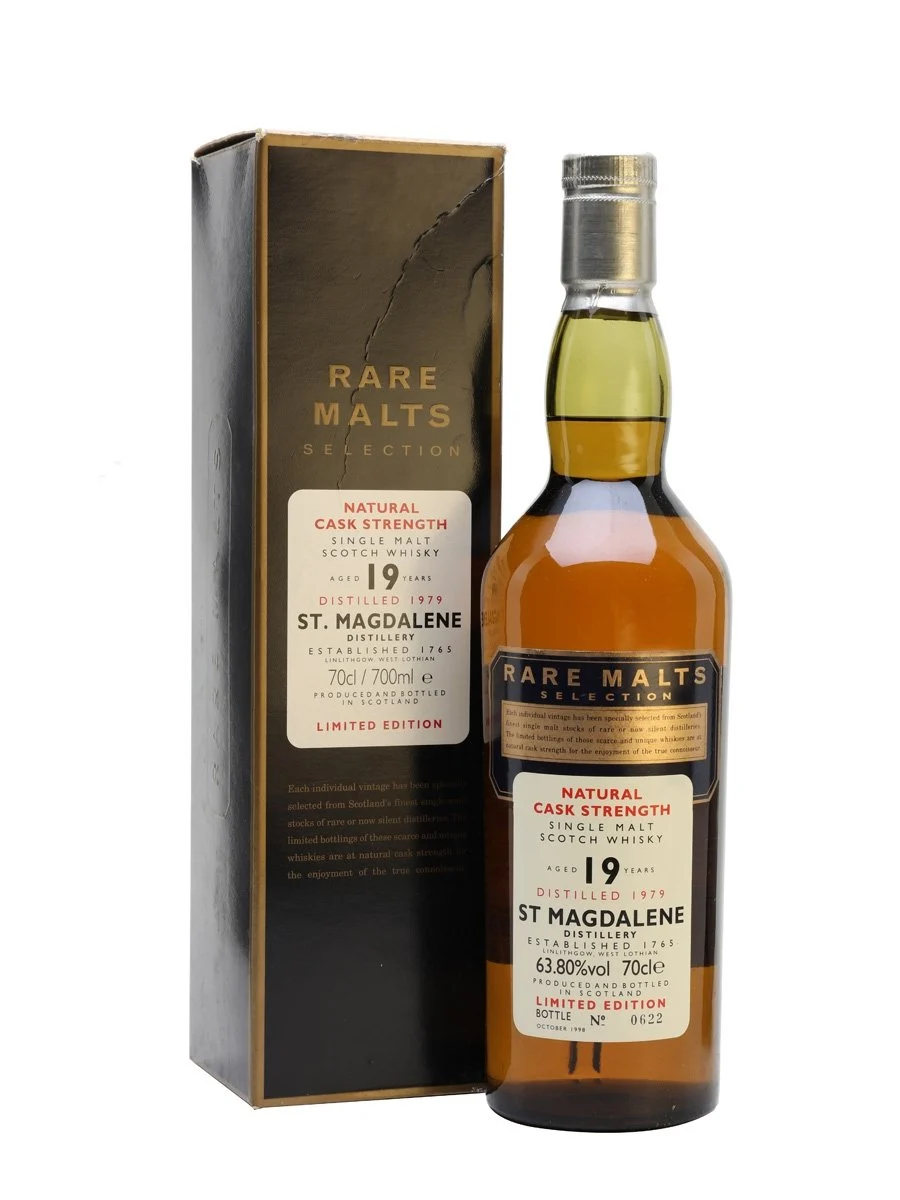 St Magdalene 1979 19 años Whisky escocés de malta única de maltas raras de tierras bajas | 700ML