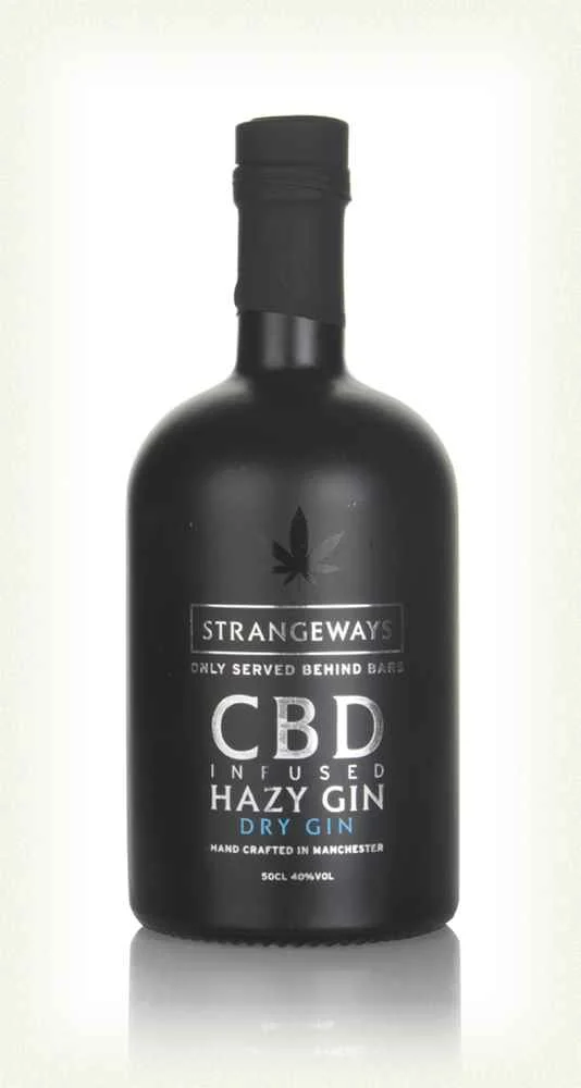 Ginebra seca Hazy con infusión de CBD Strangeways | 500ML