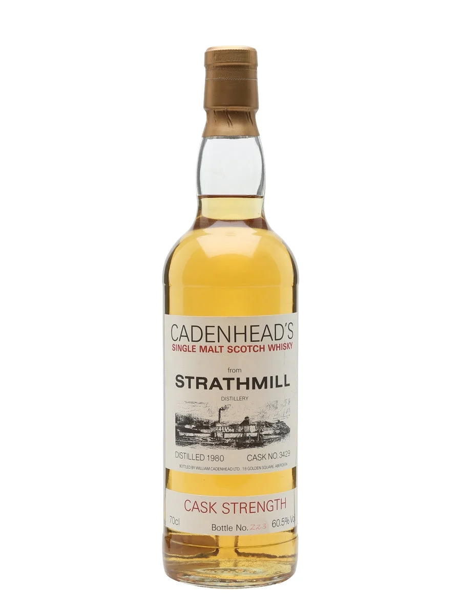Strathmill 1980 Cask #3429 Cadenhead's Speyside Single Malt Scotch Whisky | 700ML - Whiskey