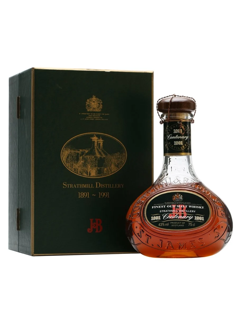 Strathmill Centenary Decanter (1891-1991) Speyside Single Malt Scotch Whisky