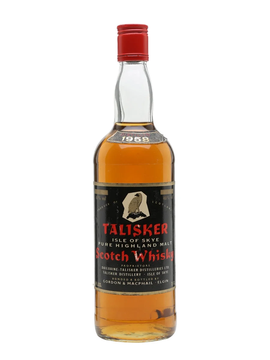 Talisker 1958 Bot.1980s Gordon & MacPhail Island Single Malt Scotch Whisky - Whiskey
