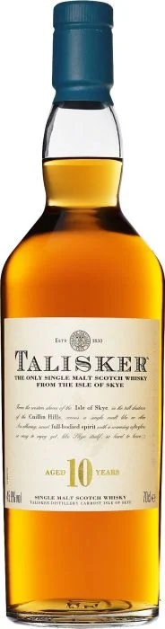 Talisker 10 Year Old Island Single Malt Scotch Whisky - Whiskey