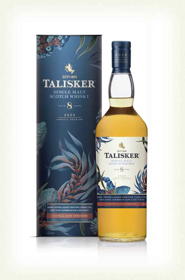 Talisker 8 años (lanzamiento especial 2020) Whisky de pura malta | 700ML