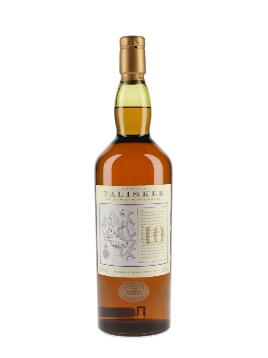 Talisker 10 Year Old Map Label Island Single Malt Scotch Whisky | 1L