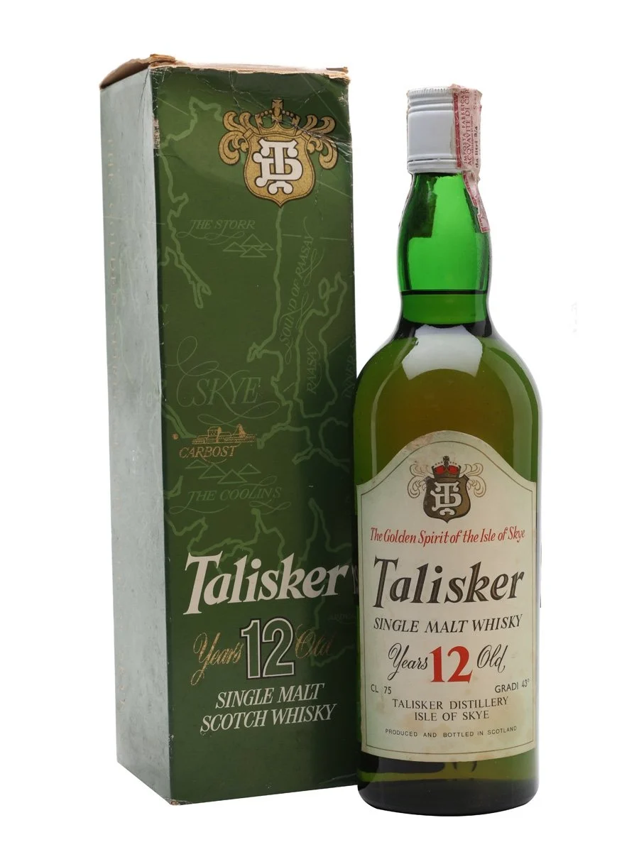 Talisker 12 Year Old Bot.1970s Island Single Malt Scotch Whisky - Whiskey