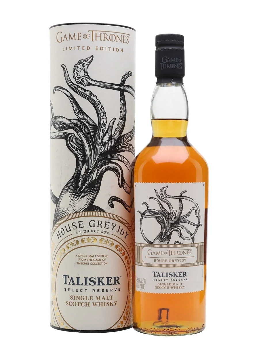 Talisker Select Reserve Game of Thrones House Greyjoy Island Single Malt Scotch Whisky | 700ML - Whiskey