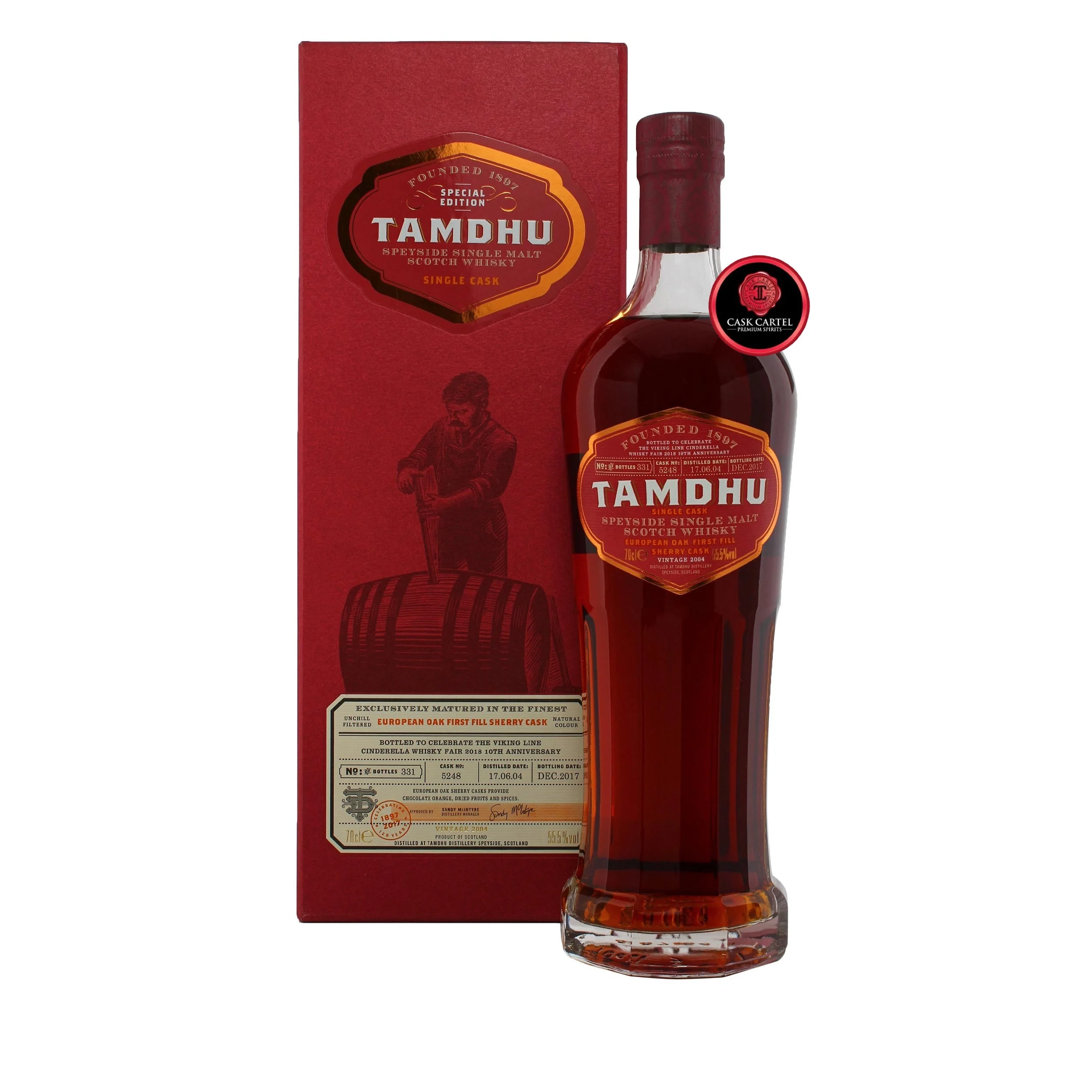 Tamdhu 2004 #5248 Single Malt Scotch Whisky - Whiskey