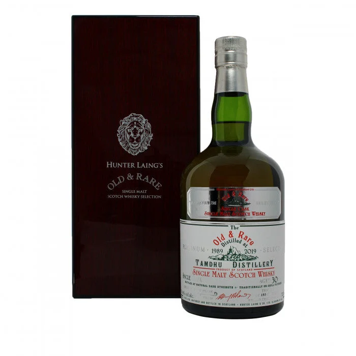 Tamdhu 1989 30 Year Old Platinum Old & Rare Single Malt Scotch Whisky - Whiskey