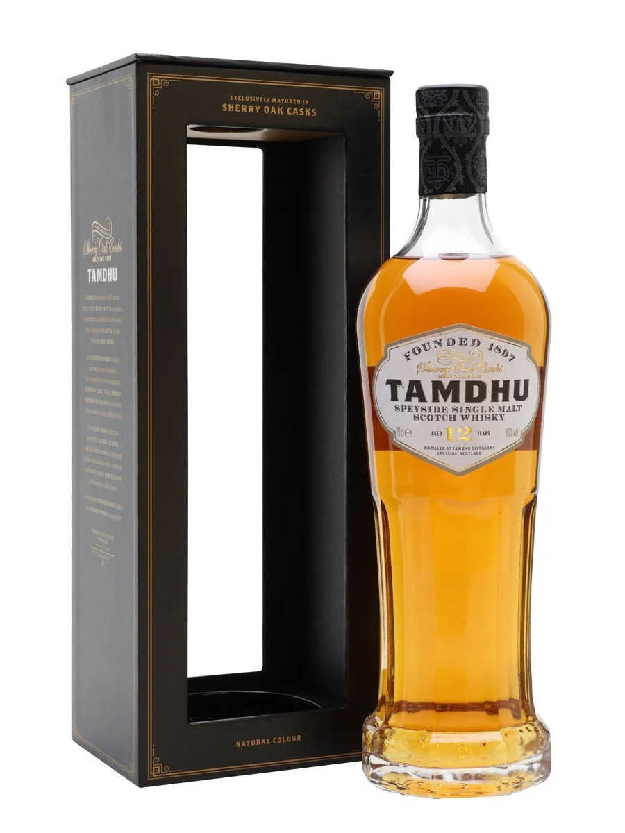 Tamdhu 12 Year Old Speyside Single Malt Scotch Whisky | 700ML - Whiskey