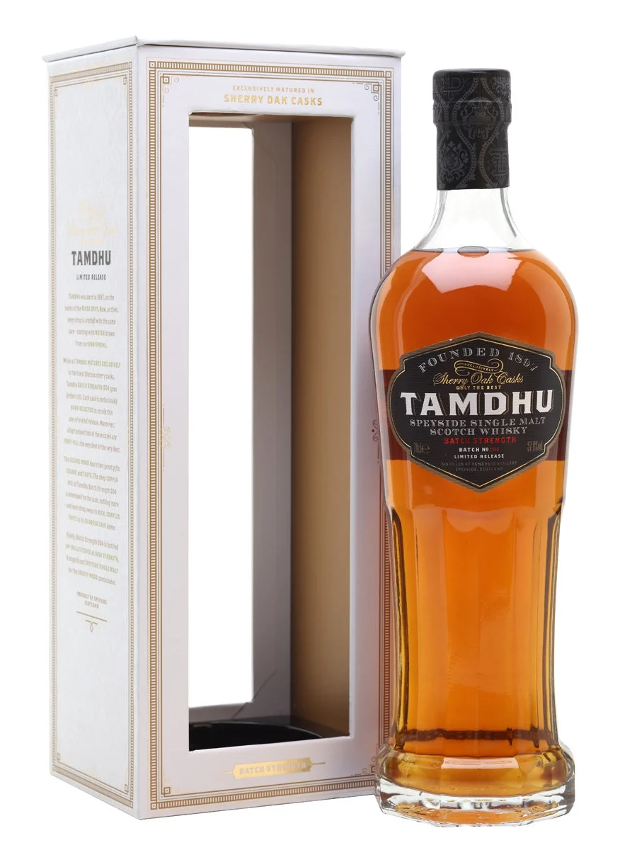 Tamdhu Batch Strength Batch No 4 Speyside Single Malt Scotch Whisky | 700ML - Whiskey