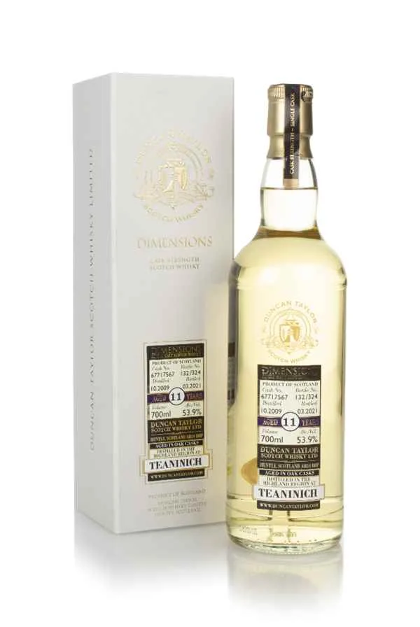 Teaninch 11 años 2009 (barrica 67717567) - Dimensiones (Duncan Taylor) Whisky escocés | 700ML