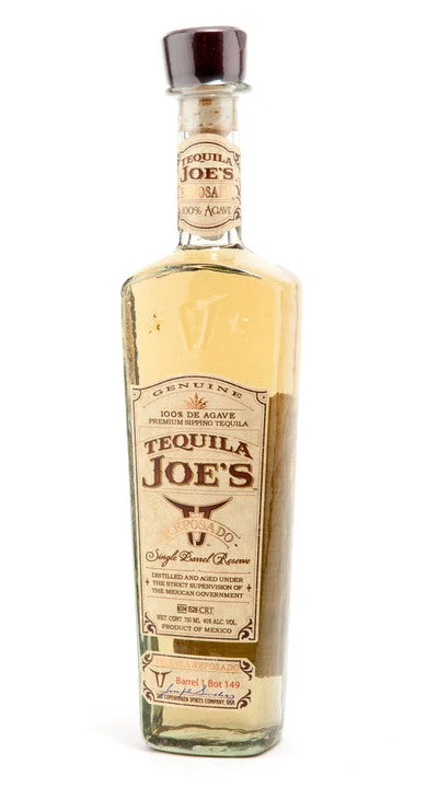 Tequila Joe's Single Barrel Reposado Tequila