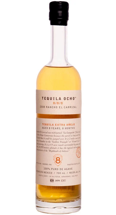 Ocho Tequila 8/8/8 Rancho El Carrizal Extra Añejo