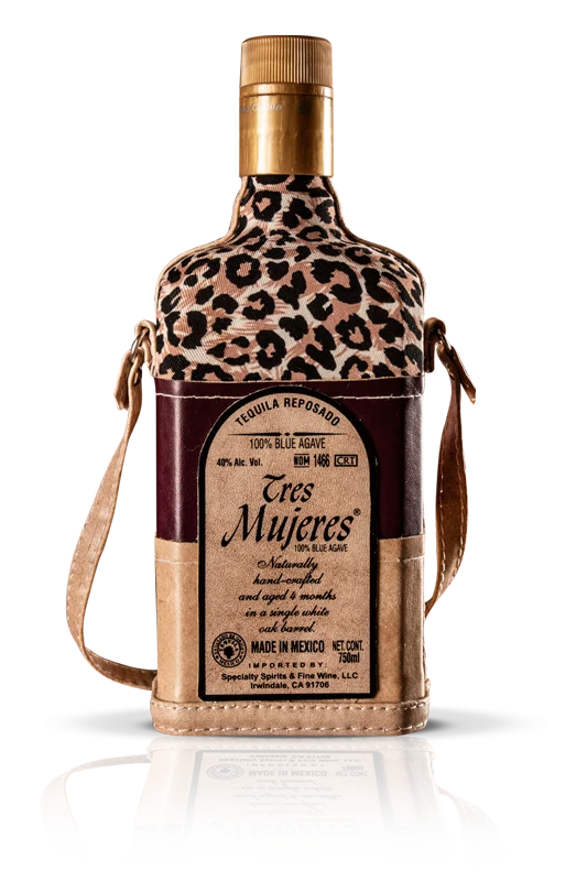 Tres Mujeres Reposado w/ Leopard Bag Tequila