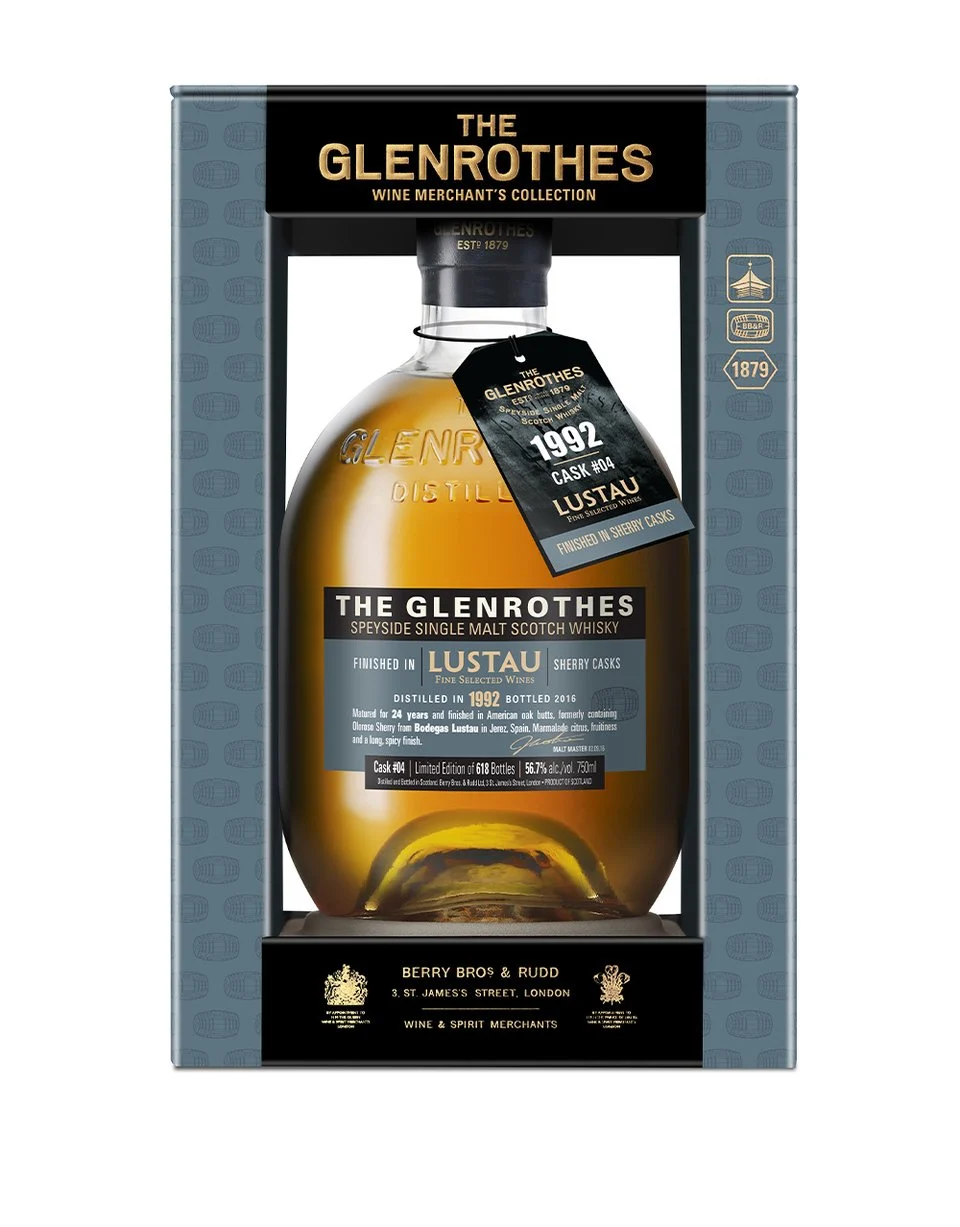 Glenrothes 1992 24 Year Old Lustau Cask #04 Speyside Single Malt Scotch Whisky - Whiskey