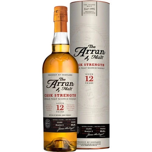 The Arran 12 Year Old Cask Strength Single Malt Scotch Whisky - Whiskey