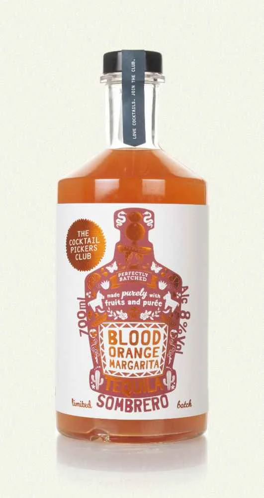 The Cocktail Pickers Club Blood Orange Margarita Pre_Bottled-Cocktails | 700ML