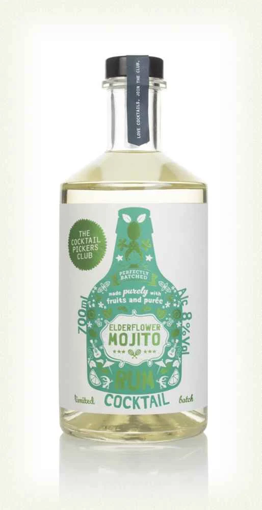 The Cocktail Pickers Club Elderflower Mojito Pre_Bottled-Cocktails | 700ML