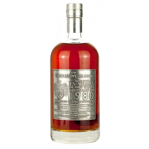 The Exclusive Blend 1980 35 Year Old Blended Malt Scotch Whisky - Whiskey