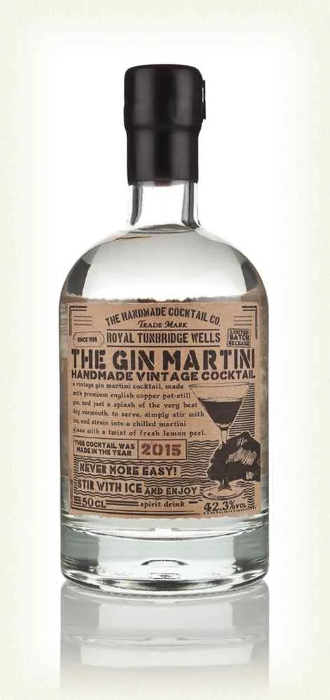 El cóctel Gin Martini Cócteles preembotellados