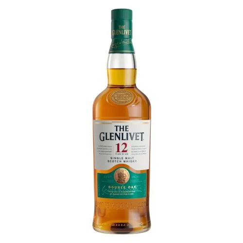 Whisky escocés de pura malta The Glenlivet 12 años