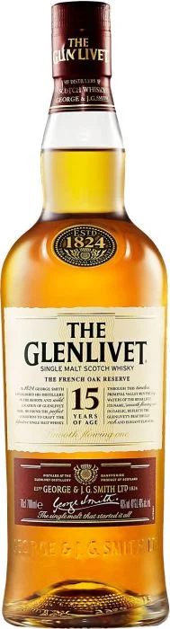 The Glenlivet 15 Year Old French Oak Reserve Single Malt Scotch Whisky - Whiskey