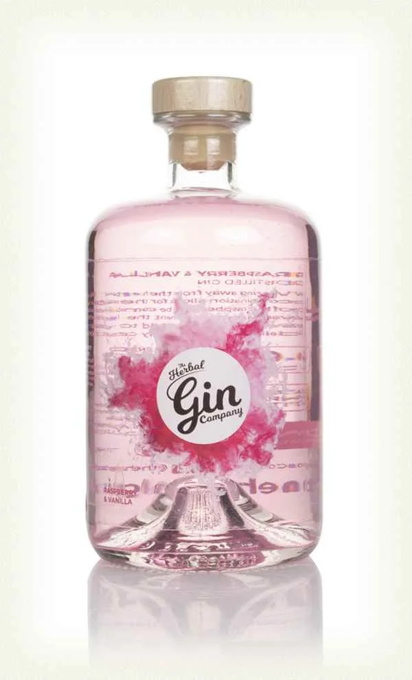 The Herbal Gin Company Raspberry & Vanilla Flavoured Gin | 700ML - Ginebra