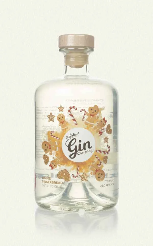 The Herbal Gin Company Spiced Gingerbread Flavoured Gin | 700ML - Ginebra