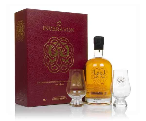 The Inveravon 15 Year Old Gift Pack with 2x Glasses Scotch Whisky | 700ML - Whiskey