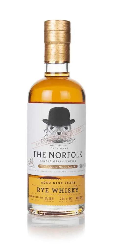 The Norfolk 9 Year Old Rye Whisky | 500ML - Whiskey