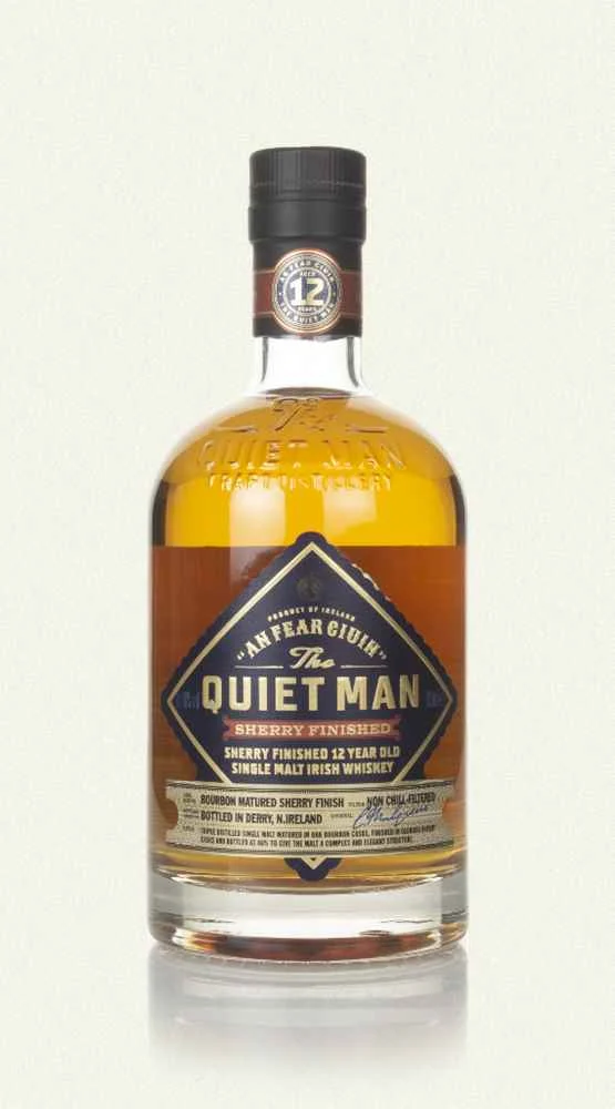 The Quiet Man 12 años Oloroso Sherry Cask Finish Whisky de pura malta | 700ML